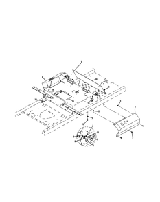 Body Assembly Diagram and Parts List for Z-FORCE48 (17BF3AGV-17BF3AGV010)(2011) Cub Cadet Lawn Tractor